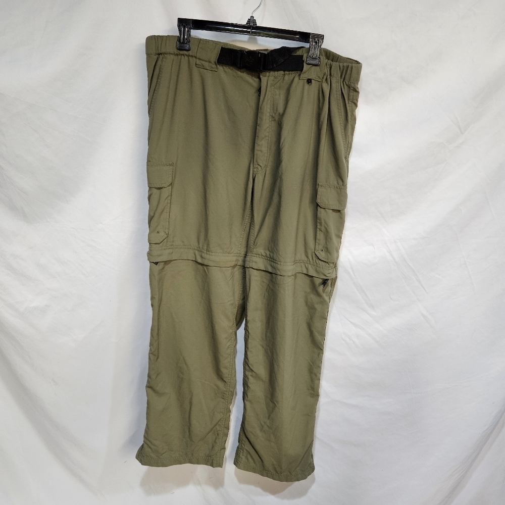 Boys Scouts Of America Convertible Pants Mens Large 30" Green Switchback BSA
